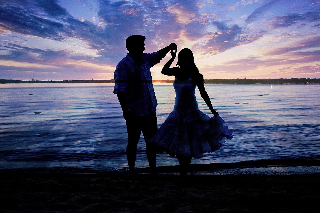beach, spinning, dancing